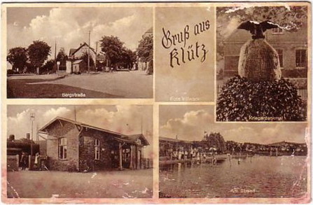 "Pozdrowienia z Klucza", niemiecka pocztówka z Klucza