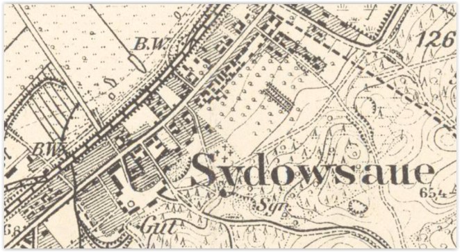 Fragment mapy Sydowsaue