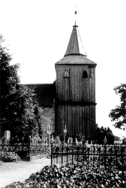 Kościół w Klutz ca. 1920 rok